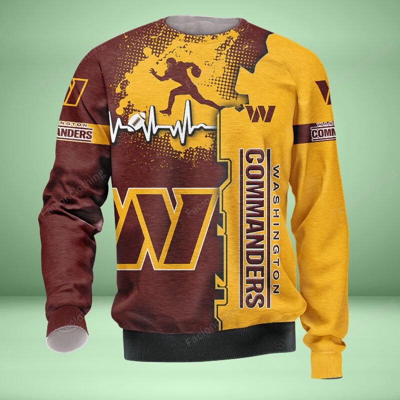 Sportswearmerch Washington Commanders NFL Personalized Sweater For Fan