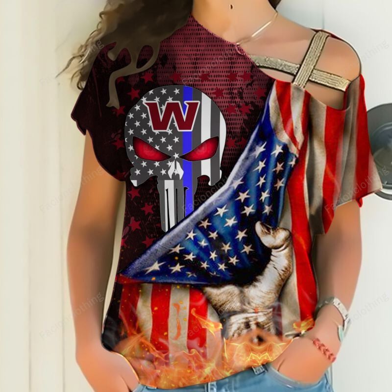 Sportswearmerch Washington Commanders NFL Personalized Strapless Short Sleeve For Fan
