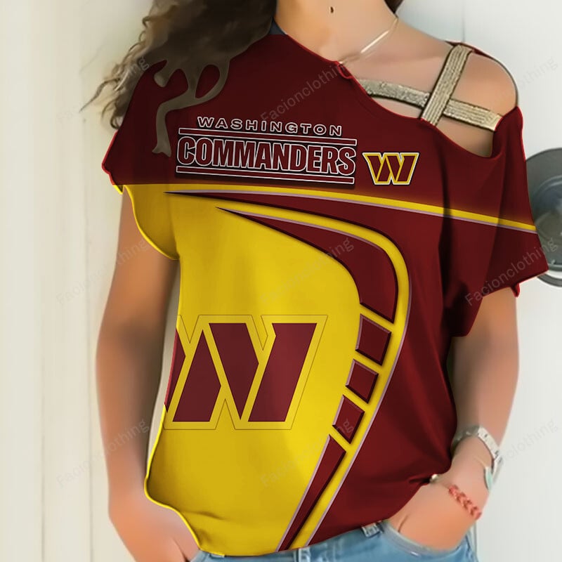 Sportswearmerch Washington Commanders NFL Personalized Strapless Sleeve Short For Fan