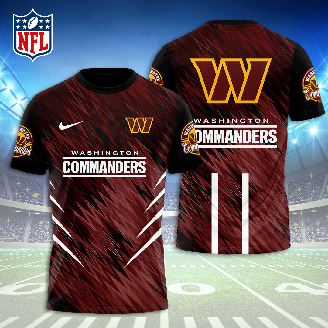 Sportswearmerch Washington Commanders NFL Personalized T-shirt For Fan