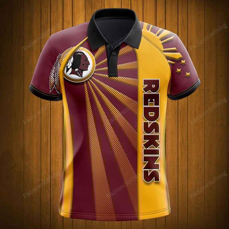 Sportswearmerch Washington Commanders NFL Polo Shirt Personalized For Fan