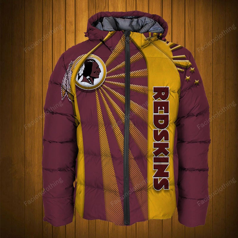 Sportswearmerch Washington Commanders NFL Puffer Jacket Personalized For Fan