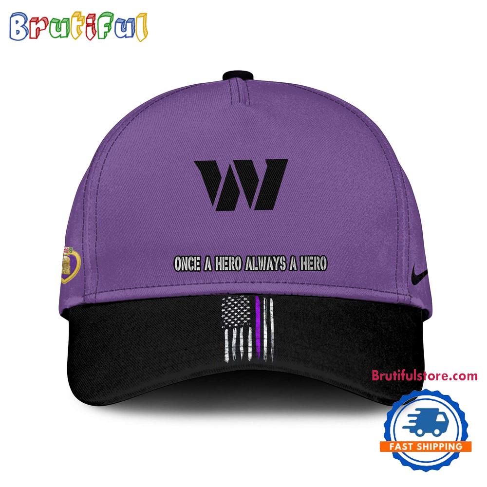 Sportswearmerch Washington Commanders NFL Purple Heart Day Classic Cap For Fan