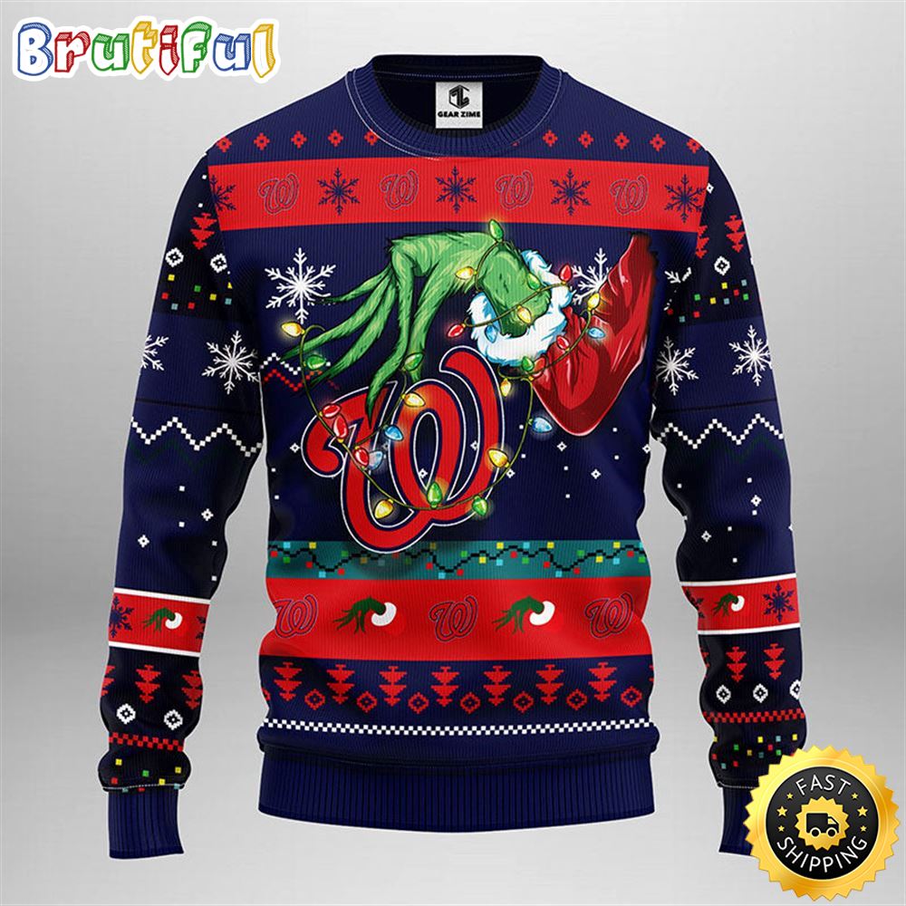 Sportswearmerch Washington Nationals MLB Christmas Sweater For Fan