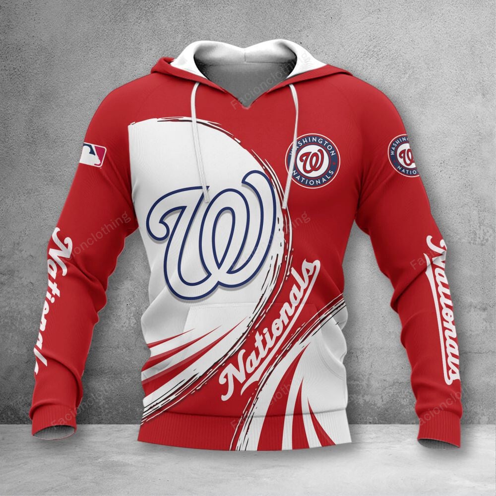 Sportswearmerch Washington Nationals MLB Personalized Hoodie For Fan