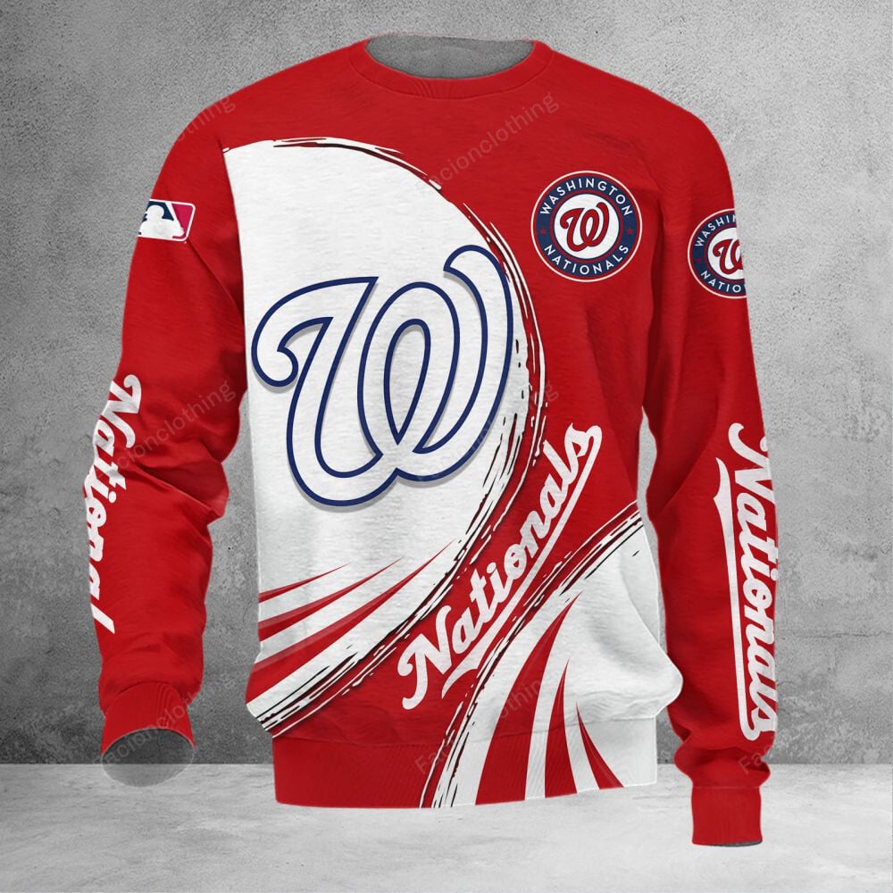 Sportswearmerch Washington Nationals MLB Personalized Sweater For Fan
