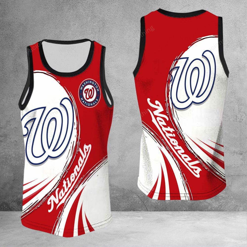 Sportswearmerch Washington Nationals MLB Personalized Tanktop For Fan