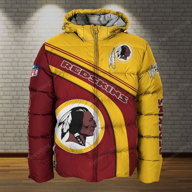 Sportswearmerch Washington Redskins NFL Personalized Puffer Jacket For Fan