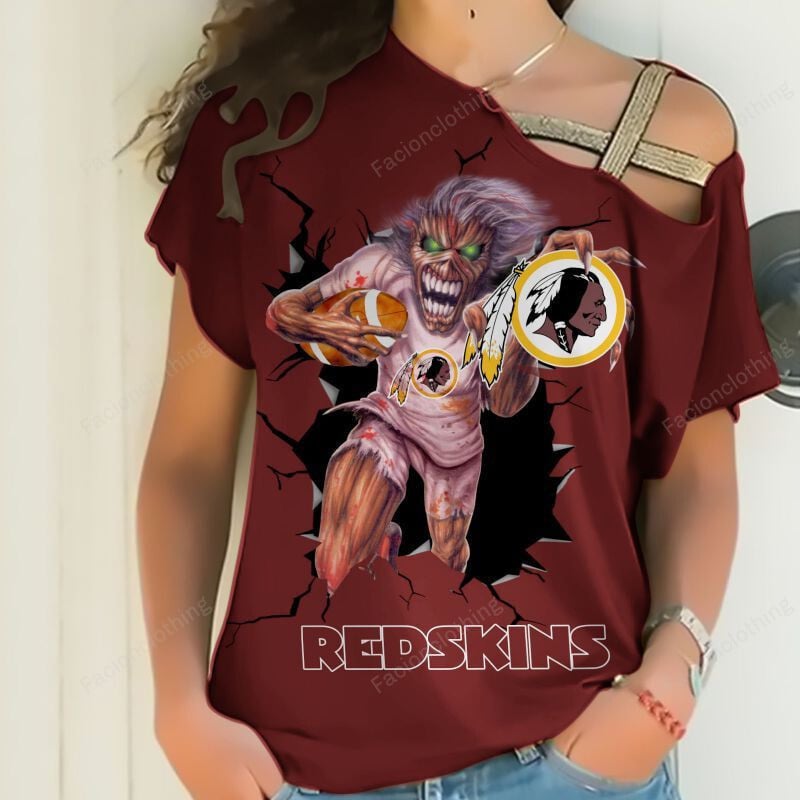 Sportswearmerch Washington Redskins NFL Personalized Strapless Short Sleeve For Fan