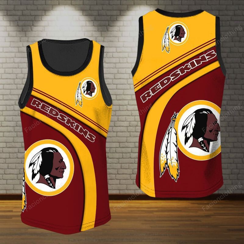 Sportswearmerch Washington Redskins NFL Personalized Tanktop For Fan