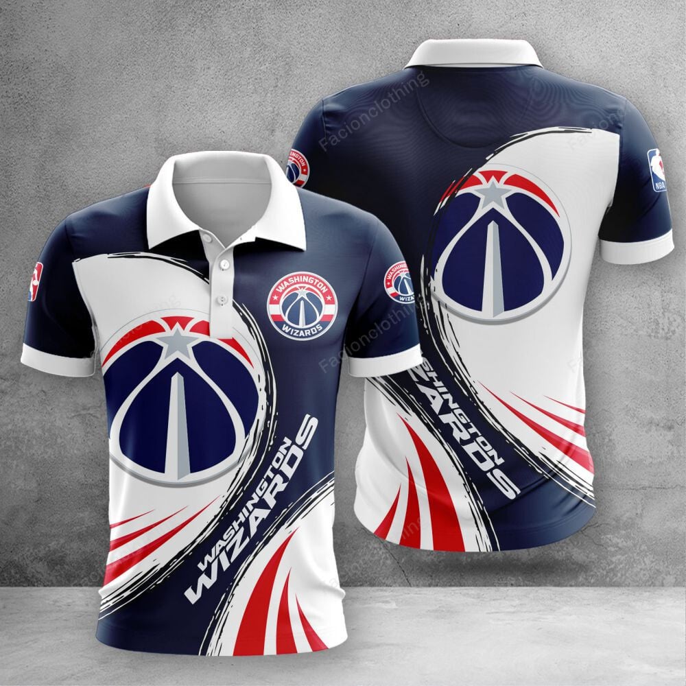 Sportswearmerch Washington Wizards NBA Personalized Polo Shirt For Fan