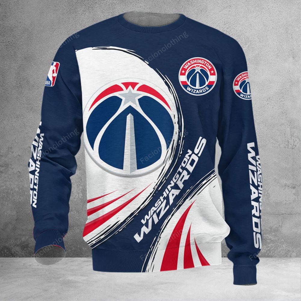 Sportswearmerch Washington Wizards NBA Personalized Sweater For Fan