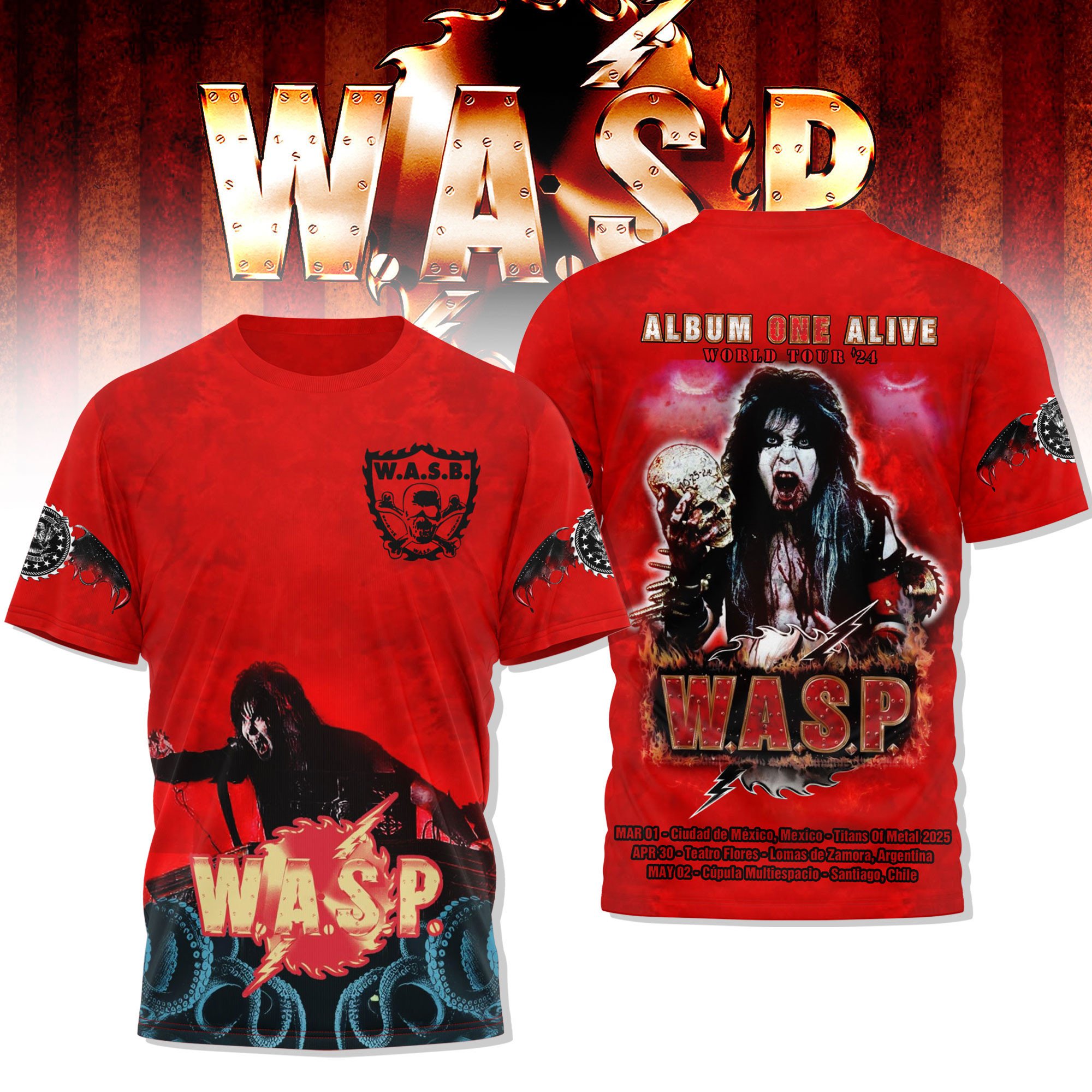 Sportswearmerch  WASP  Denim Jacket Gift For Fans