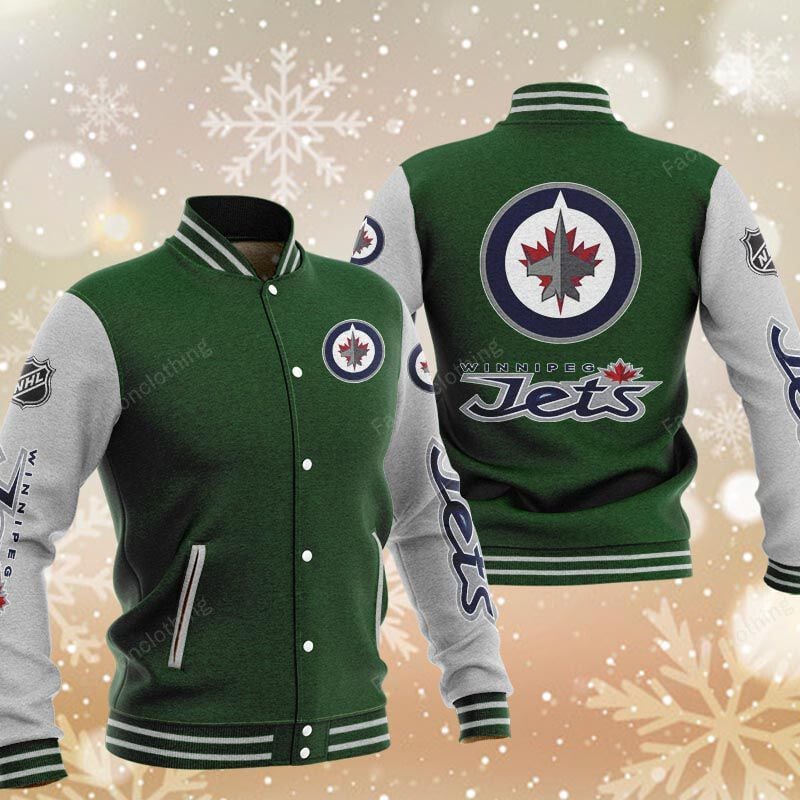 Sportswearmerch Winnipeg Jets NHL Personalized Baseball Jacket For Fan