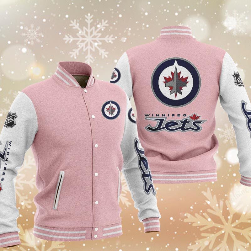 Sportswearmerch Winnipeg Jets NHL Personalized Baseball Jacket For Fan