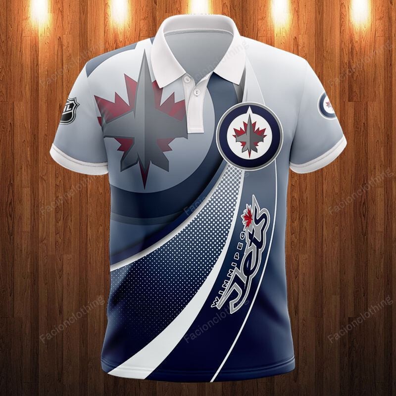 Sportswearmerch Winnipeg Jets NHL Personalized Polo Shirt For Fan