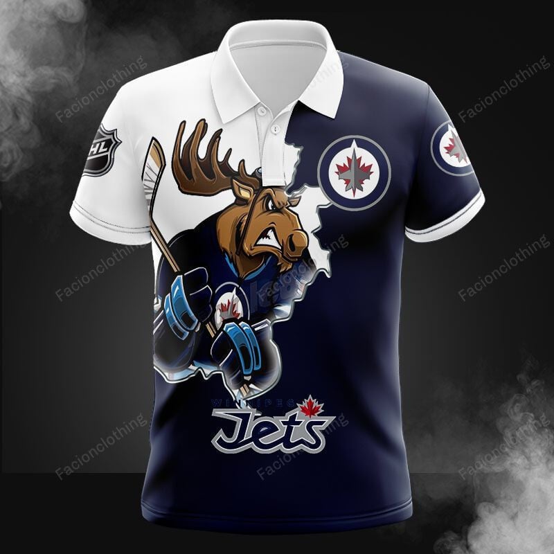 Sportswearmerch Winnipeg Jets NHL Personalized Polo Shirt For Fan
