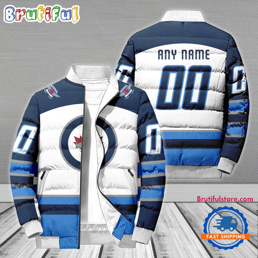 Sportswearmerch Winnipeg Jets NHL Personalized Puffer Jacket For Fan