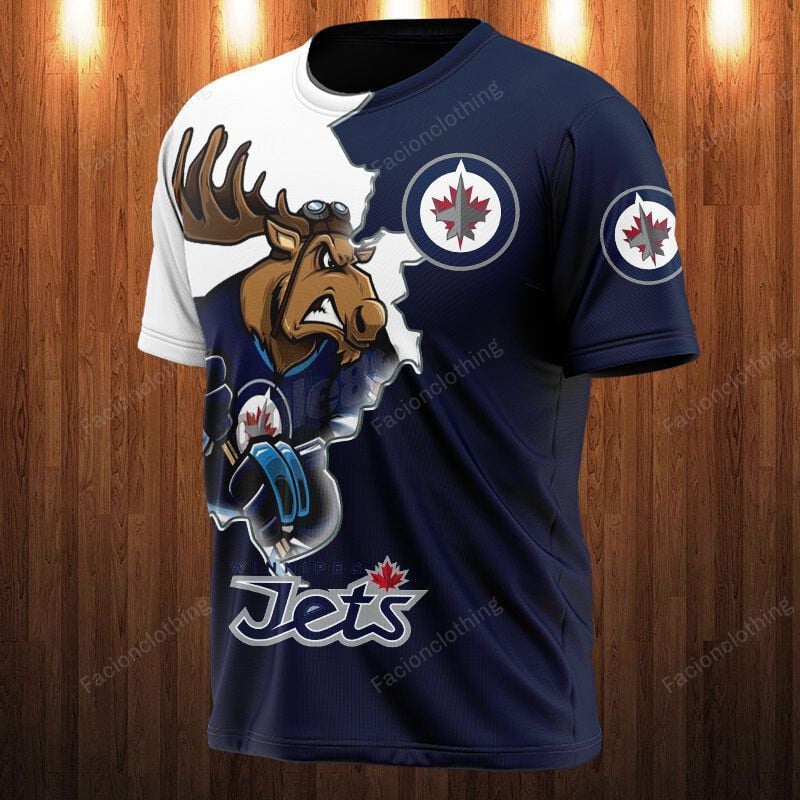 Sportswearmerch Winnipeg Jets NHL Personalized T-shirt For Fan