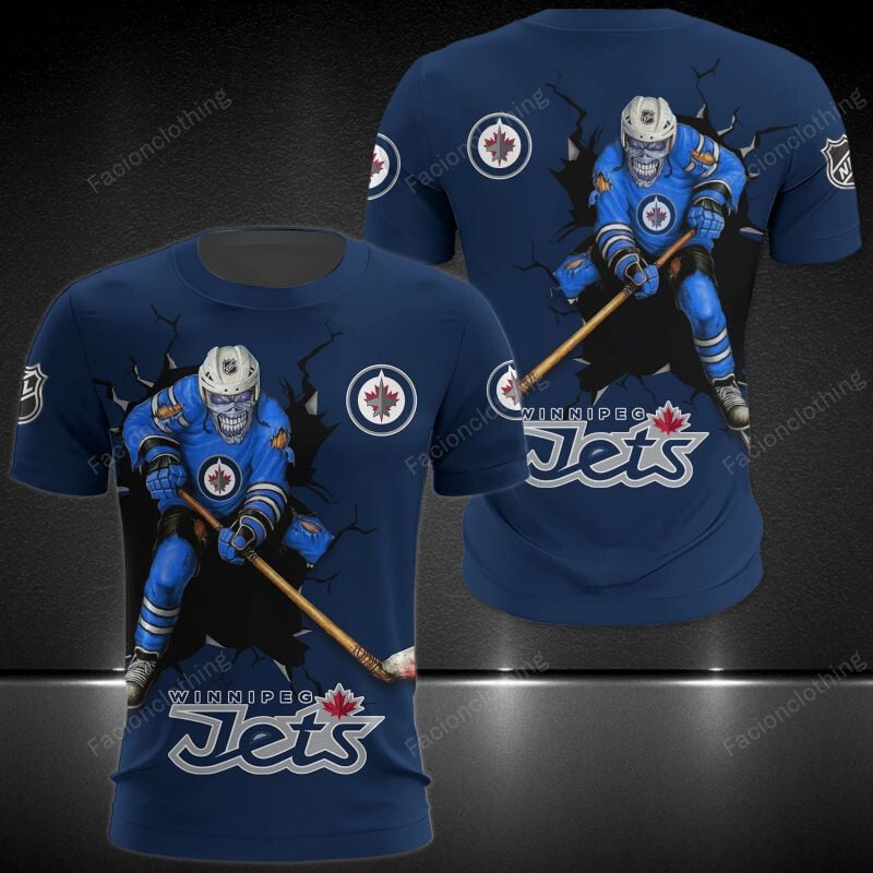 Sportswearmerch Winnipeg Jets NHL Personalized T-shirt For Fan