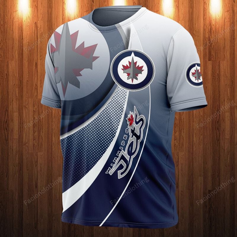Sportswearmerch Winnipeg Jets NHL Personalized T-shirt For Fan