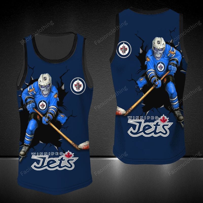 Sportswearmerch Winnipeg Jets NHL Personalized Tanktop For Fan
