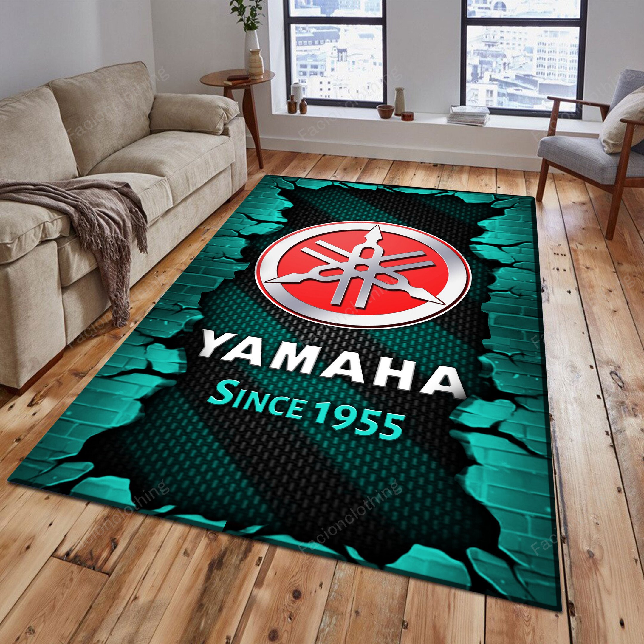 Sportswearmerch Yamaha Motorcycle Personalized Rug For Fan