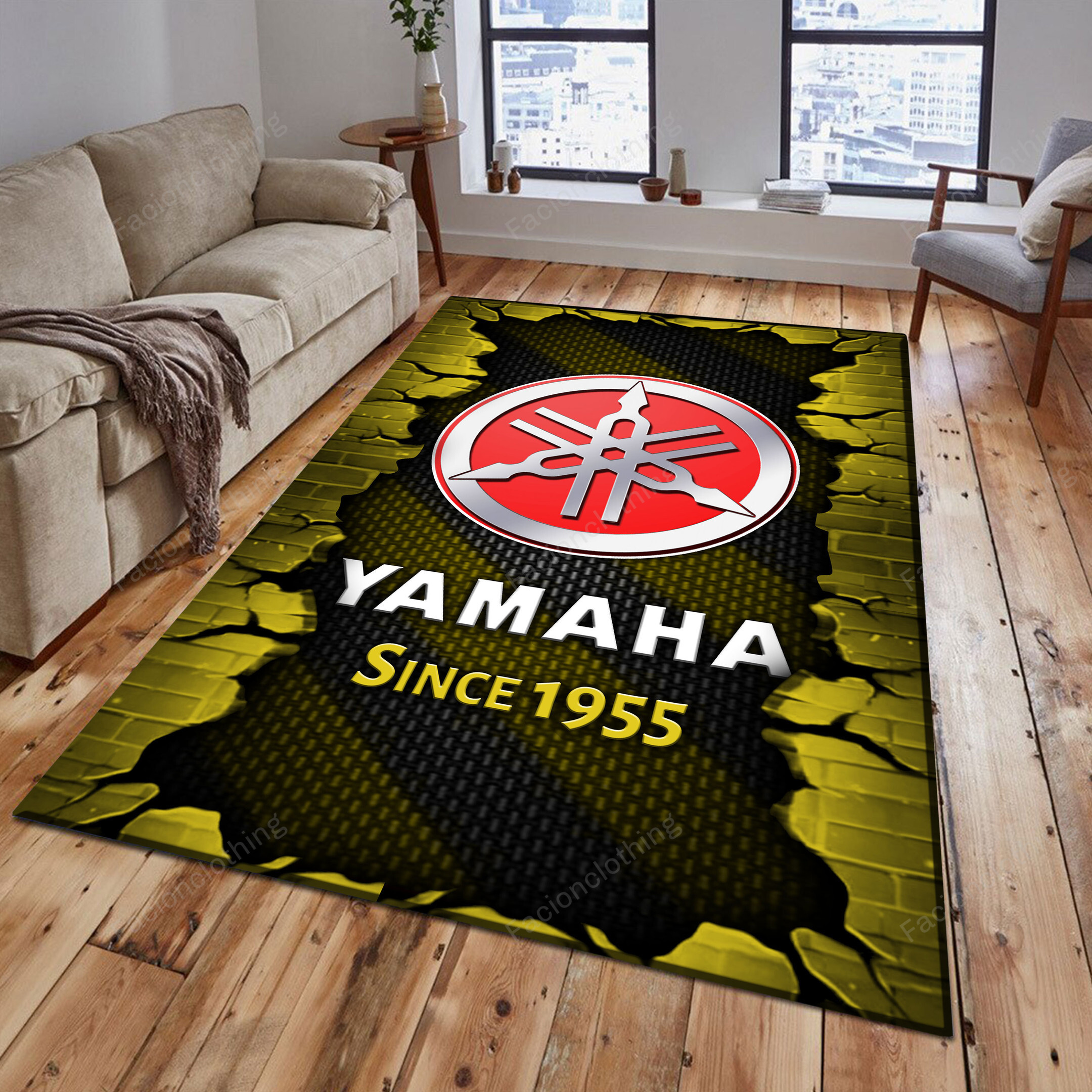 Sportswearmerch Yamaha Motorcycle Personalized Rug For Fan