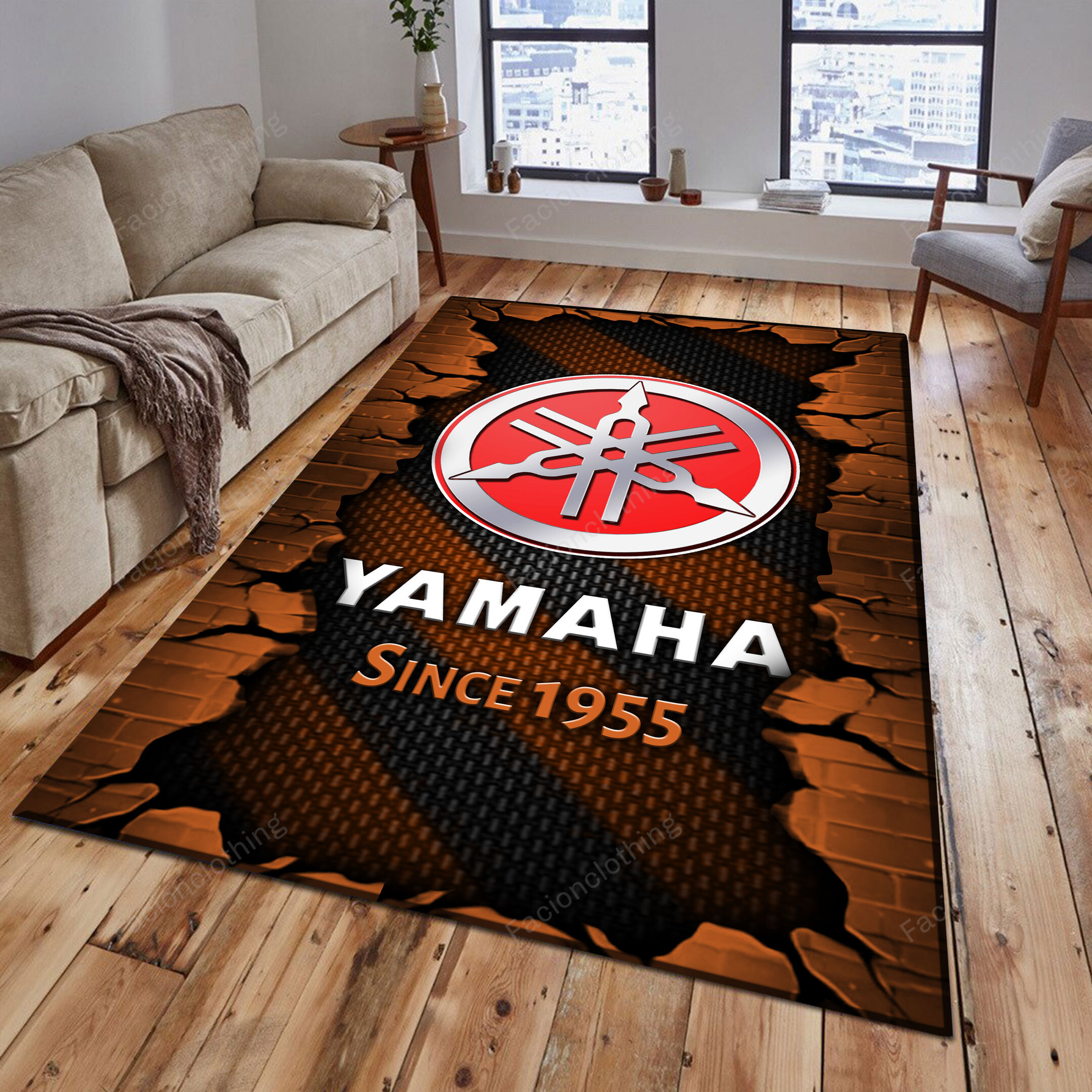Sportswearmerch Yamaha Motorcycle Personalized Rug For Fan