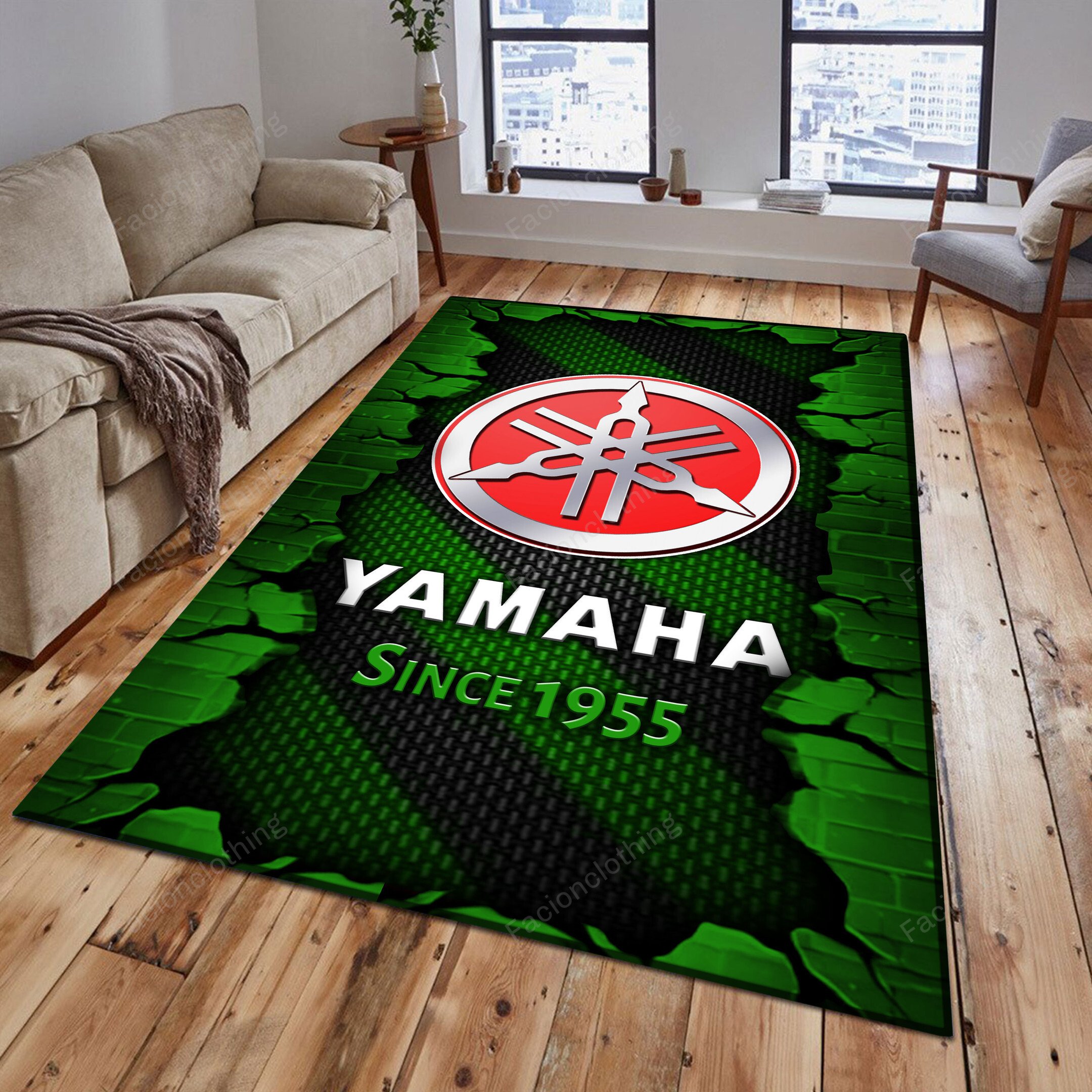 Sportswearmerch Yamaha Motorcycle Personalized Rug For Fan