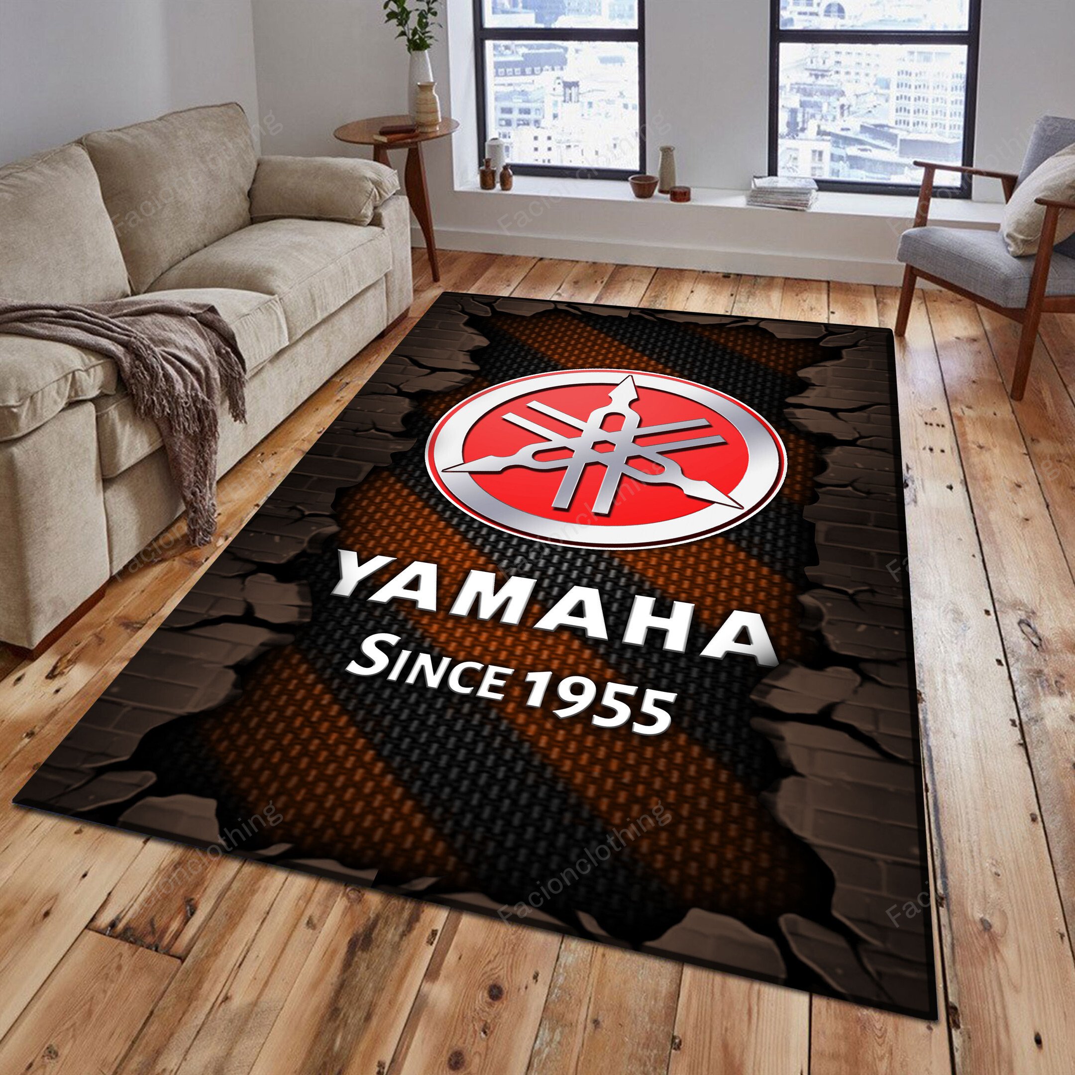 Sportswearmerch Yamaha Motorcycle Personalized Rug For Fan