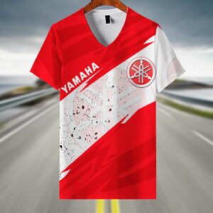 Sportswearmerch Yamaha Car V-neck Women T-shirt For Fan