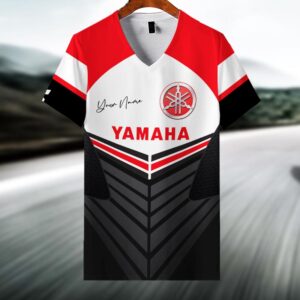 Sportswearmerch Yamaha Motorcycle V-neck Women T-shirt For Fan