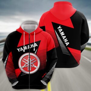 Sportswearmerch Yamaha Motorcycle Zip Hoodie For Fan