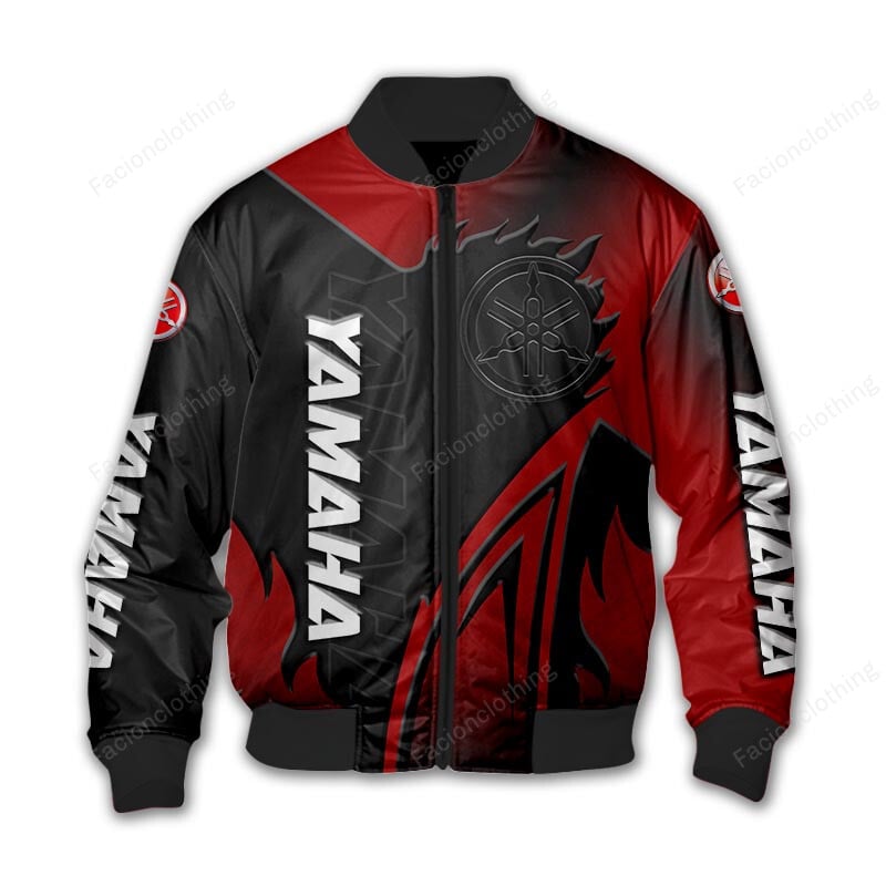 Sportswearmerch Yamaha Motorcycle Personalized Bomber Jacket For Fan