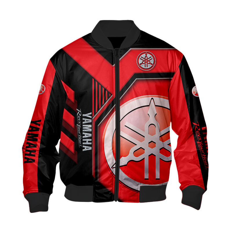 Sportswearmerch Yamaha Motorcycle Personalized Fashion Bomber Jacket For Fan