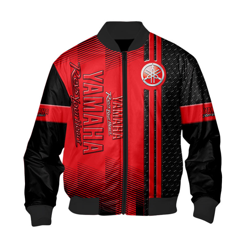 Sportswearmerch Yamaha Motorcycle Personalized Fashion Bomber Jacket For Fan