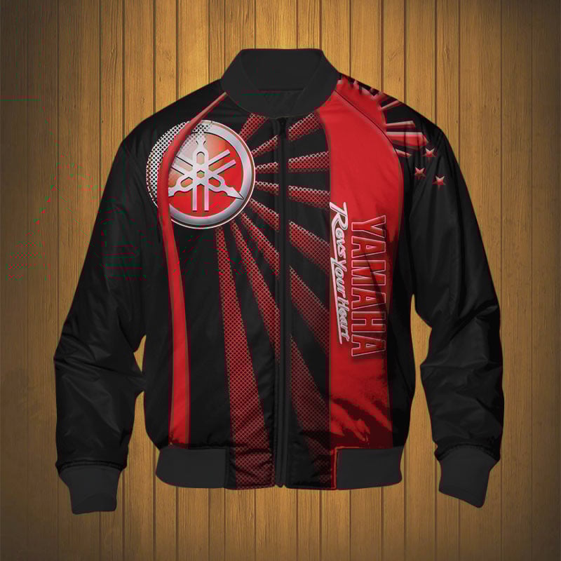 Sportswearmerch Yamaha Motorcycle Personalized Fashion Bomber Jacket For Fan