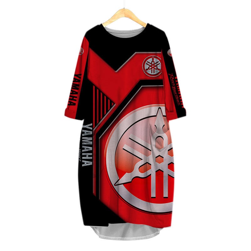 Sportswearmerch Yamaha Motorcycle Personalized Fashion Pocket Dress For Fan