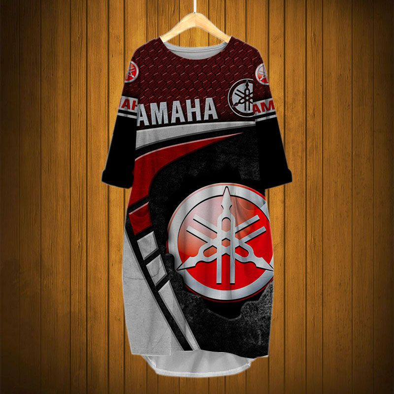 Sportswearmerch Yamaha Motorcycle Personalized Fashion Pocket Dress For Fan