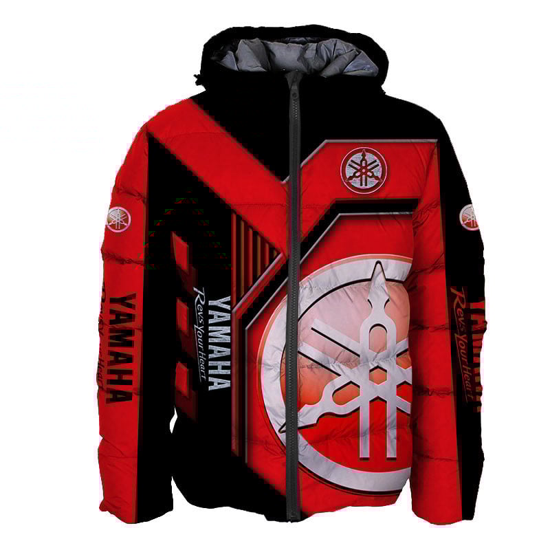 Sportswearmerch Yamaha Motorcycle Personalized Fashion Puffer Jacket For Fan
