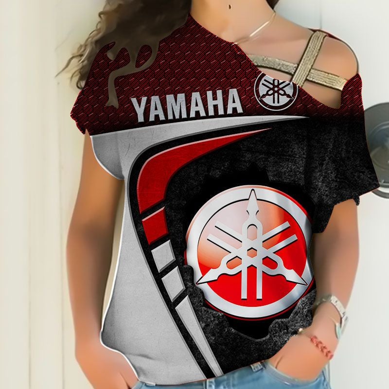 Sportswearmerch Yamaha Motorcycle Personalized Fashion Strapless Short Sleeve For Fan