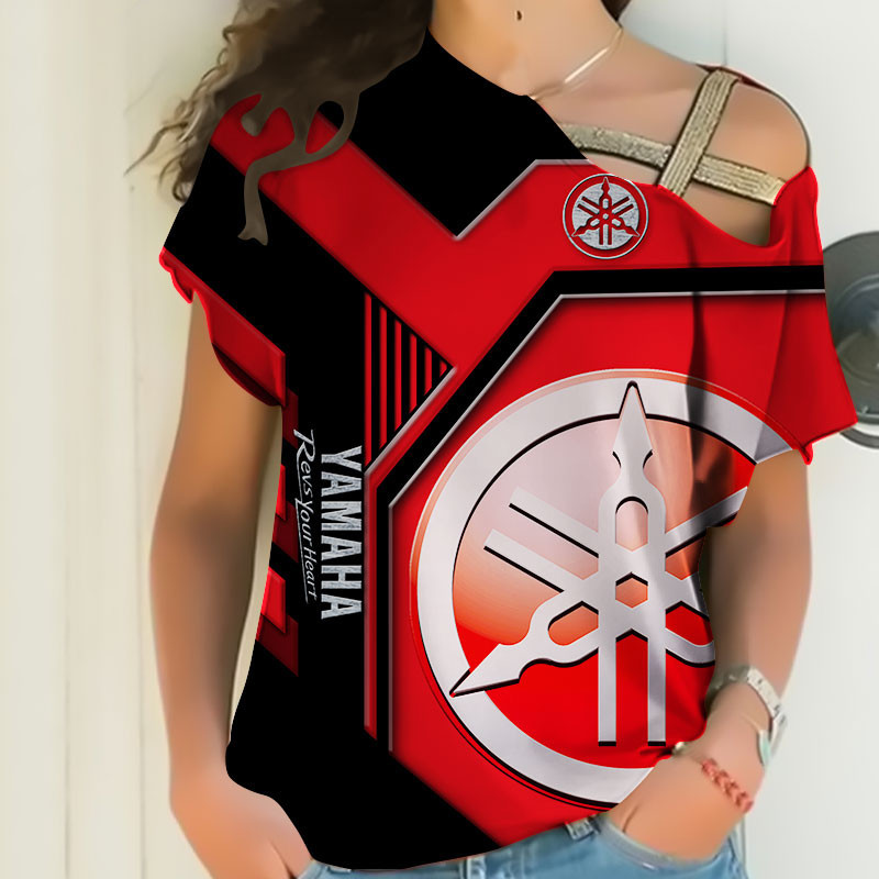 Sportswearmerch Yamaha Motorcycle Personalized Fashion Strapless Short Sleeve For Fan
