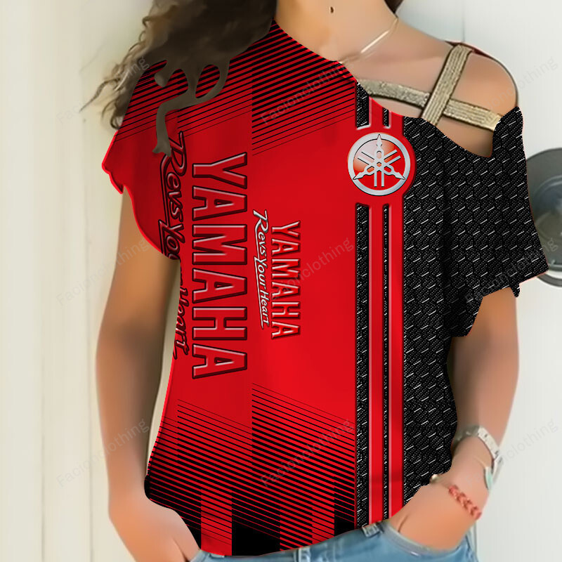 Sportswearmerch Yamaha Motorcycle Personalized Fashion Strapless Short Sleeve For Fan
