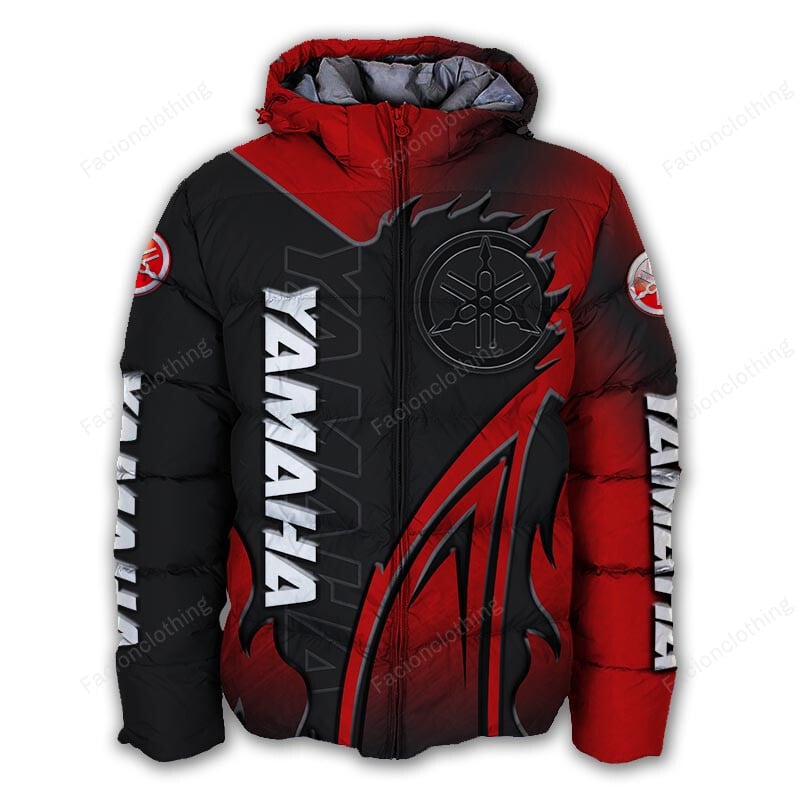 Sportswearmerch Yamaha Motorcycle Personalized Puffer Jacket For Fan