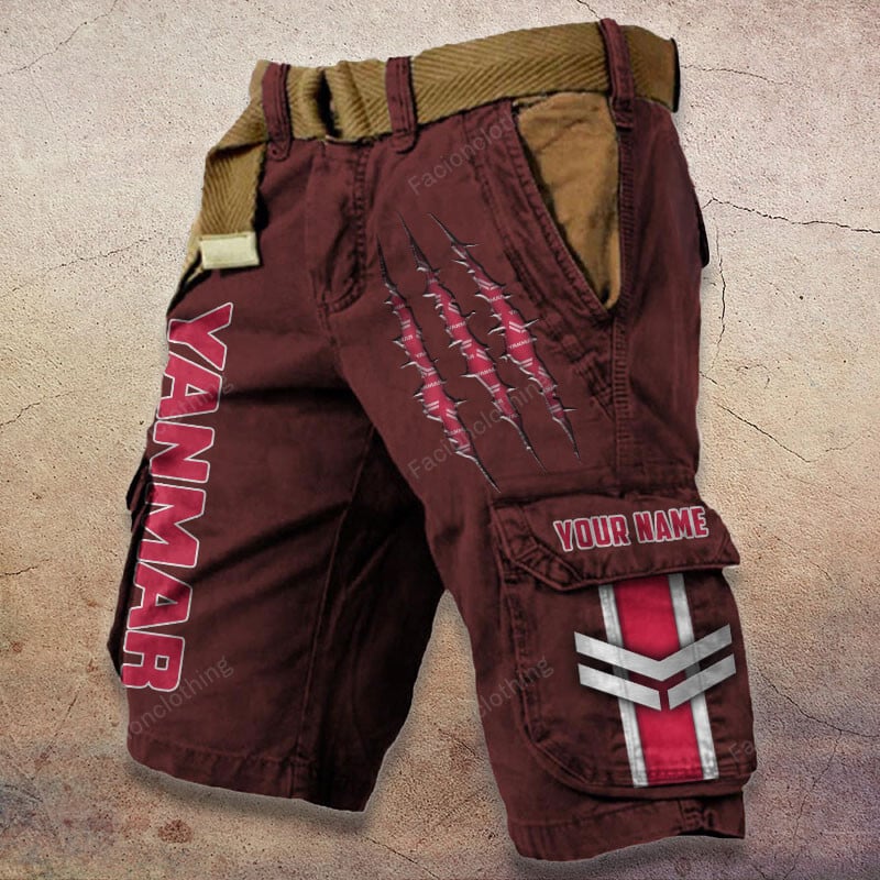 Sportswearmerch Yanmar Tractor Denim Short For Fan