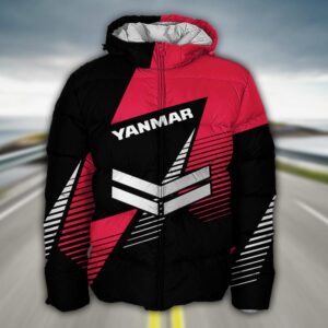 Sportswearmerch Yanmar Tractor Puffer Jacket For Fan