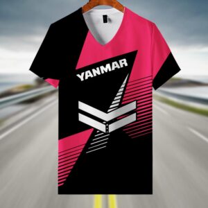 Sportswearmerch Yanmar Tractor V-neck Women T-shirt For Fan