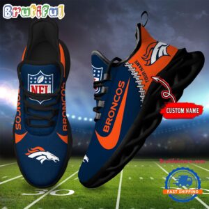 Sportswearmerch Denver Broncos NFL Football New Season Sneaker Max Soul Shoes For Fan