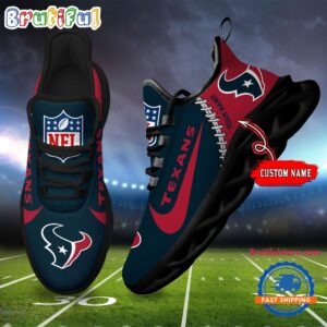 Sportswearmerch Houston Texans NFL Football New Season Sneaker Max Soul Shoes For Fan